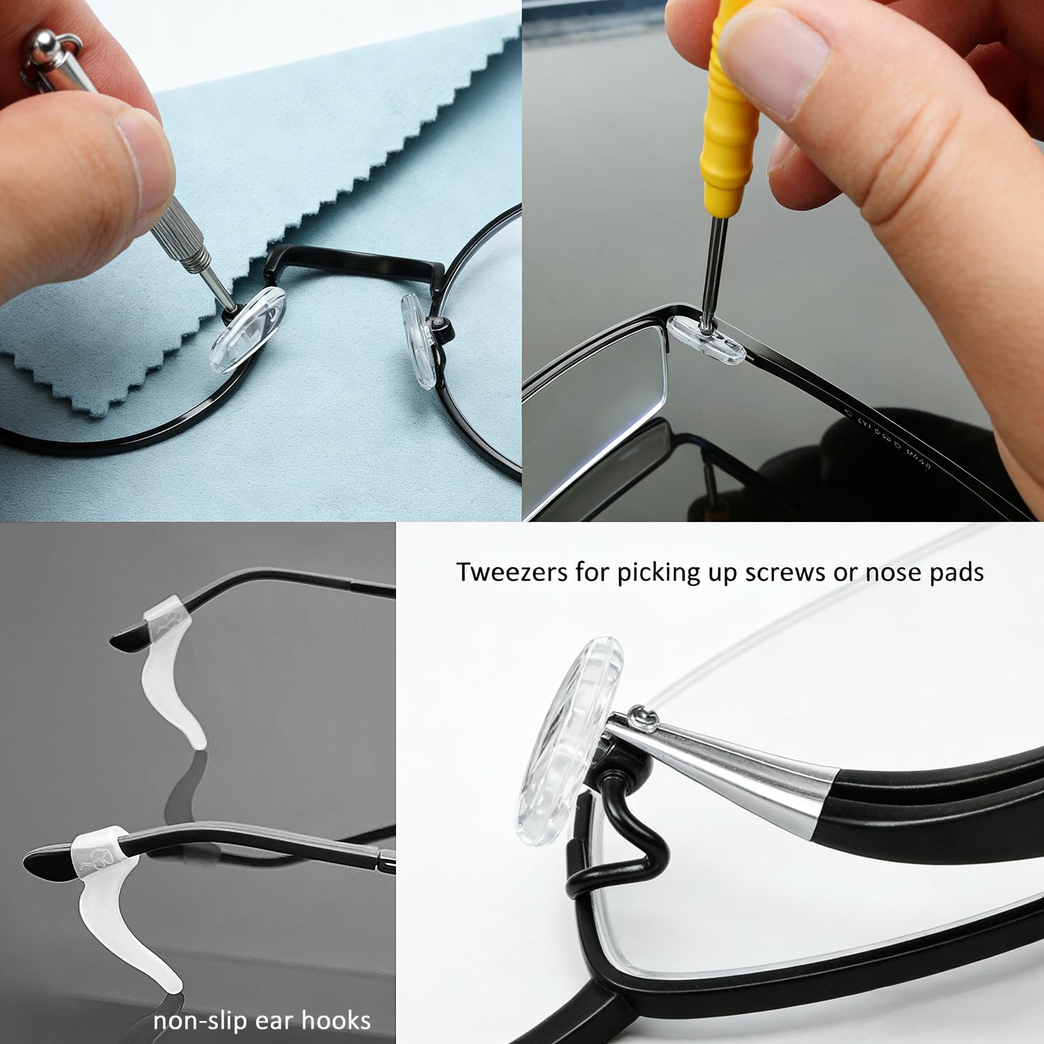 Gotoba chiffon de nettoyage et étui de rangement pour lunettes propres.