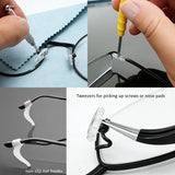 Gotoba chiffon de nettoyage et étui de rangement pour lunettes propres.