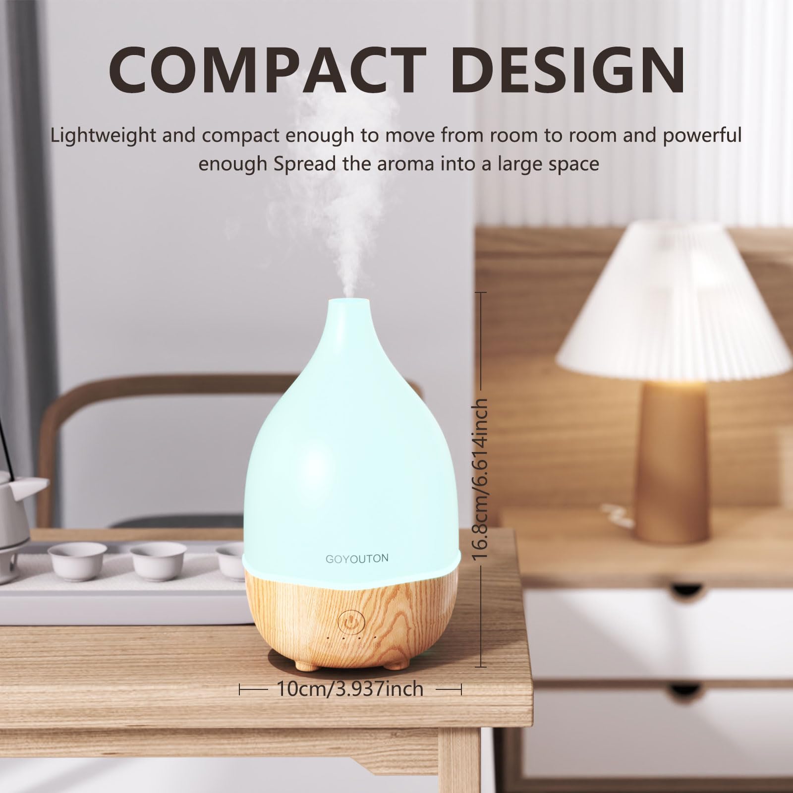 GOYOUTON diffuseur silencieux à 30 dB pour un fonctionnement discret