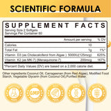 GPGP Vitamine D3 K2 — étiquette claire, ingrédients naturels