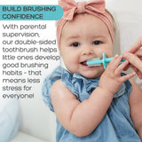 Grabease, brosse-dent tout-petit double-face couvre toutes les surfaces