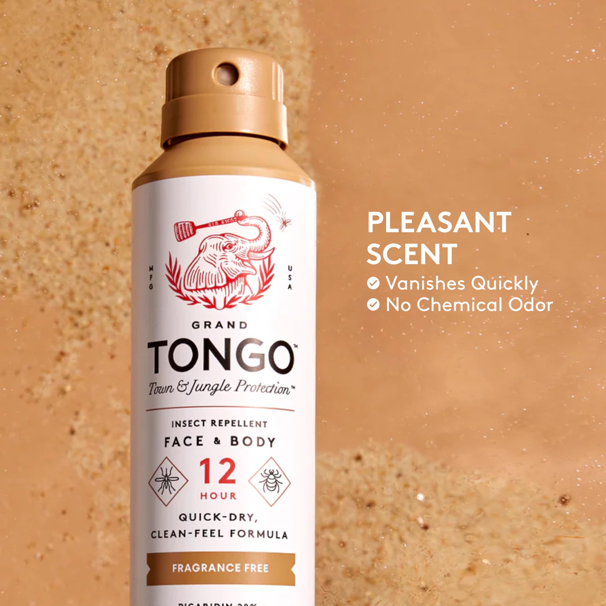 Protection 12 heures contre moustiques et tiques avec Grand Tongo.