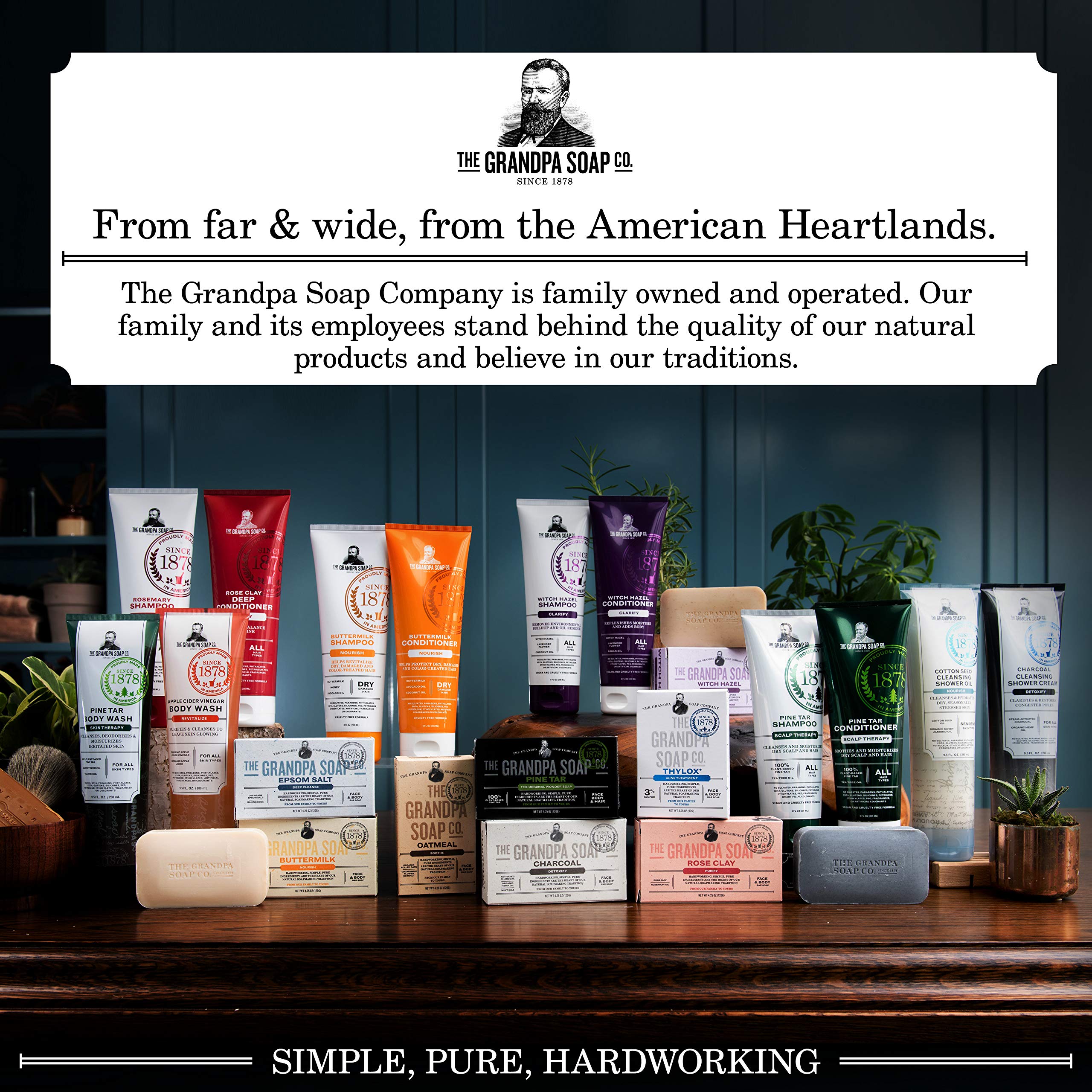 The Grandpa Soap Company – ambiance forêt, moment de soin naturel et réconfortant.