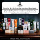 The Grandpa Soap Company – ambiance forêt, moment de soin naturel et réconfortant.