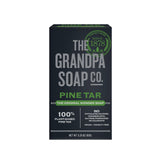 The Grandpa Soap Company – barre de savon goudron de pin avec emballage, pratique et naturel.