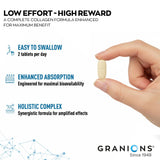 Granions Collagen Marin – emballage blister garantissant fraîcheur et praticité