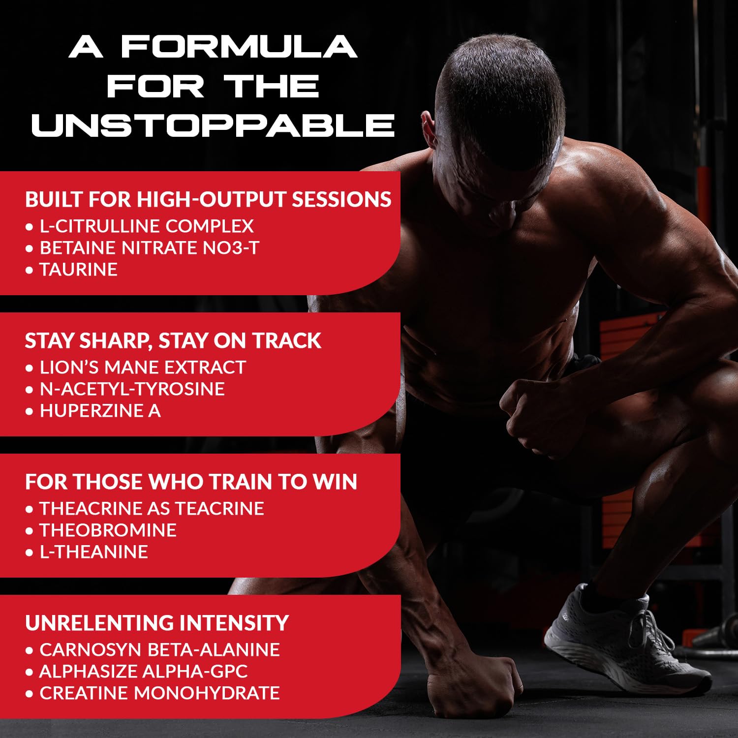 Granite GX Pré‑Workout: énergie explosive et performance améliorée pour des entraînements variés