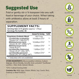 Granular Theralac: cuillère-dose pratique pour mesurer la poudre.
