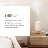 Utilisation dans les solutions de nettoyage maison avec huile de pamplemousse pour fraîcheur naturelle.