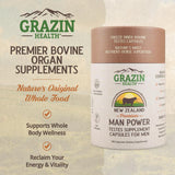 GRAZIN HEALTH — Étiquette du produit, transparence et absence d'OGM et d'hormones.