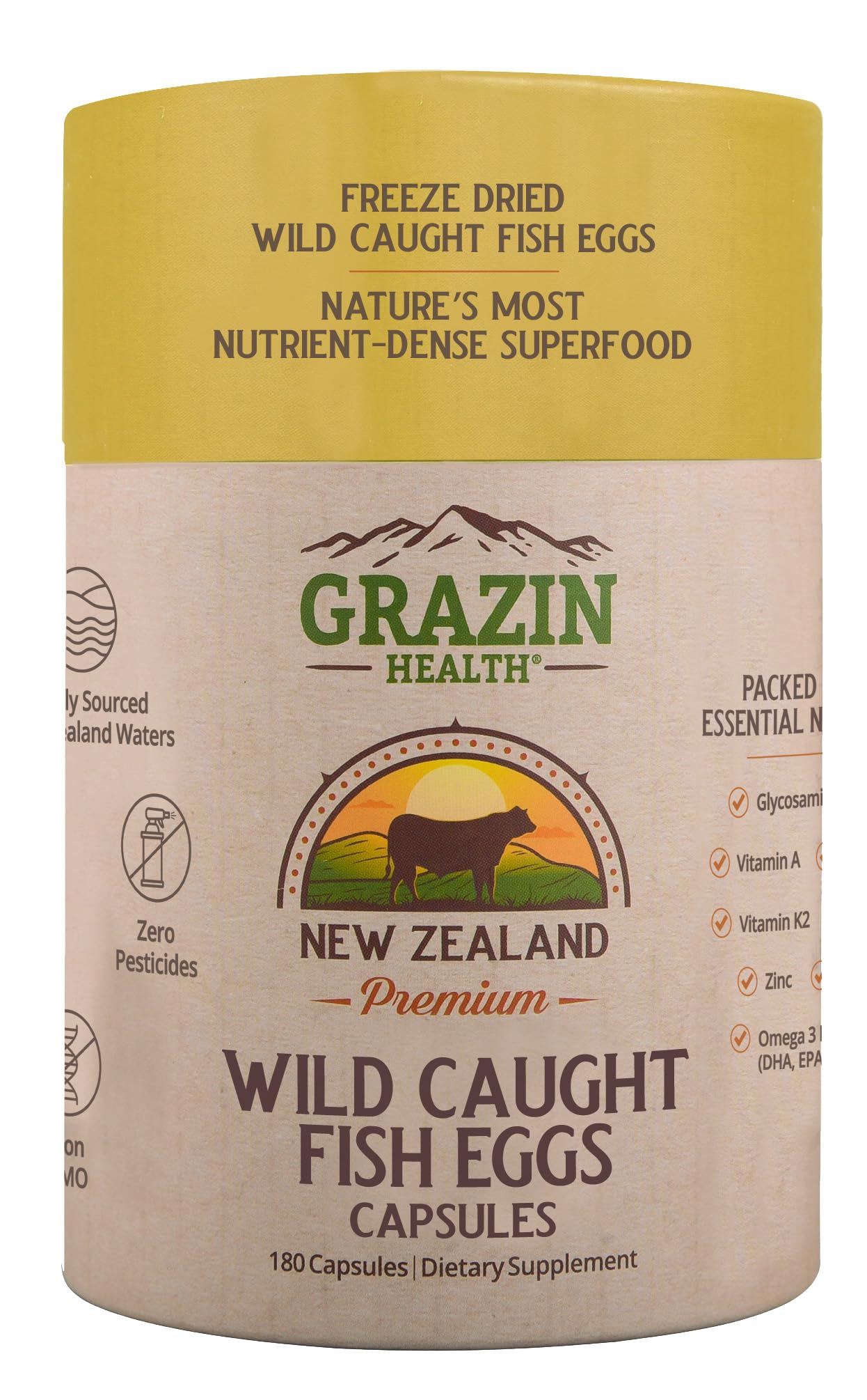 GRAZIN HEALTH: oméga-3 DHA/EPA pour le cœur et la vitalité quotidienne.