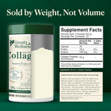 Great Lakes Wellness Collagen Peptides — verre de mélange prêt à être consommé rapidement.