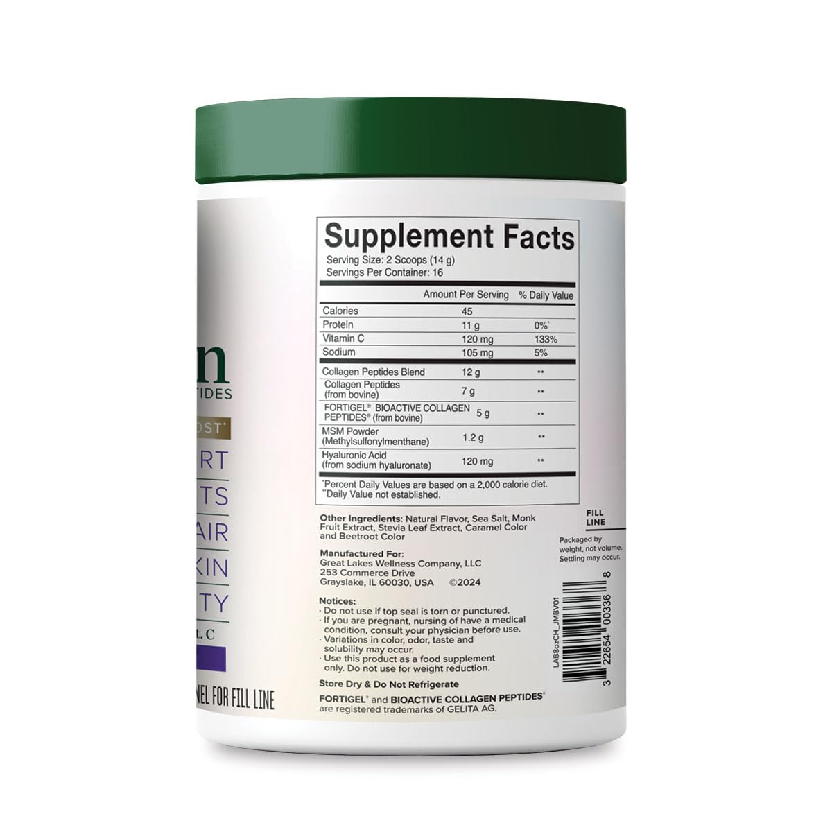 Texture fine de la poudre hydrolysée Mouvement Boost.