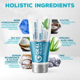 Emballage Great Oral Health avec dentifrice nano-hydroxyapatite, conservation optimale et utilisation pratique.