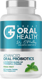 Great Oral Health - emballage: pratique pour intégrer les probiotiques dentaires à votre routine.