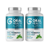 Great Oral Health Probiotiques menthe, boîte duo: haleine fraîche et bouche équilibrée.