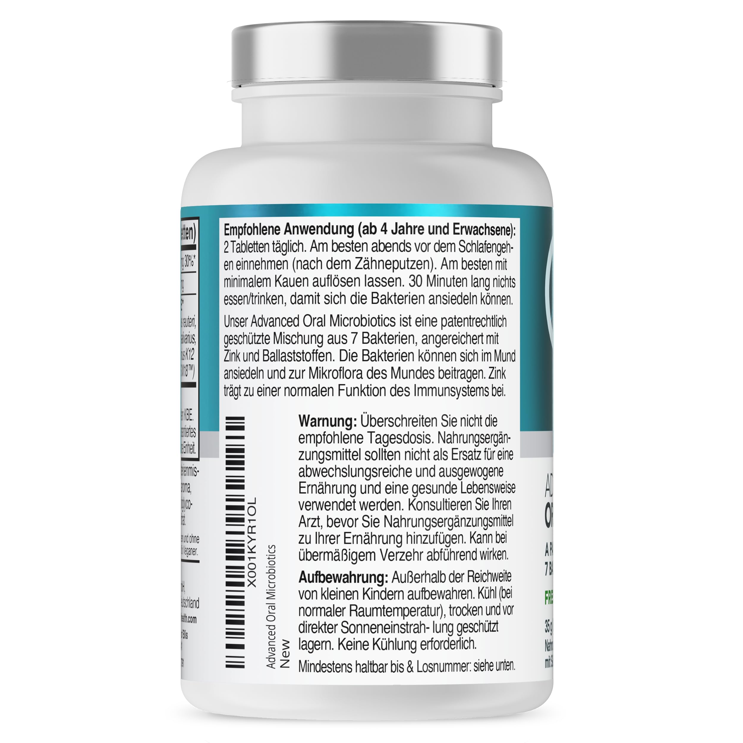 Great Oral Health - sans-allergenes-vegan: sans gluten, lactose et sucre; adapté aux végétaliens.