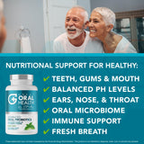 Great Oral Health tablettes probiotiques menthe détails: format pratique pour mâcher.