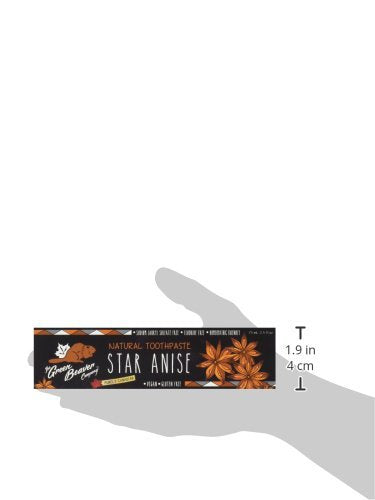 Dentifrice Green Beaver Anis Étoilé – ingrédients naturels visibles et fraîcheur durable après brossage.