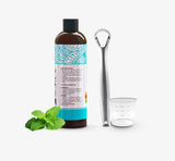 Green Cosmos verre mesure 15 ml, précision pour rinçage quotidien.