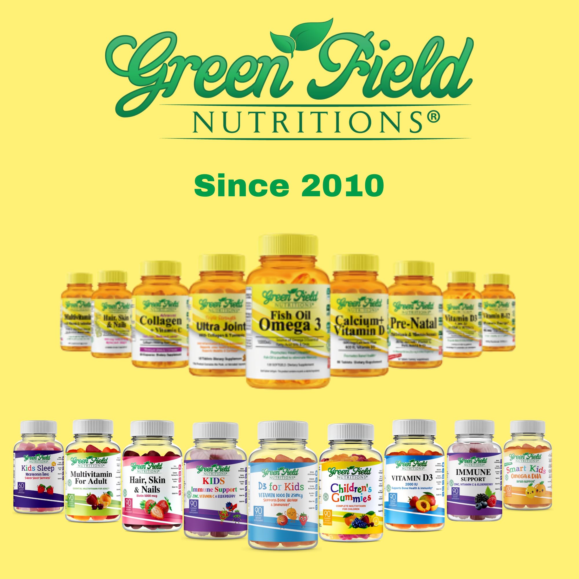 Green Field Nutritions: gélules faciles à avaler, routine prénatale simplifiée.