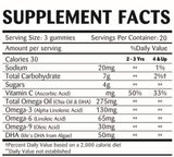 Produit halal certifié GREEN FIELD NUTRITIONS Omega-3 sans gélatine.
