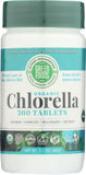 Green Foods chlorella – bouteille, apport potentiel en protéines et énergie naturelle.
