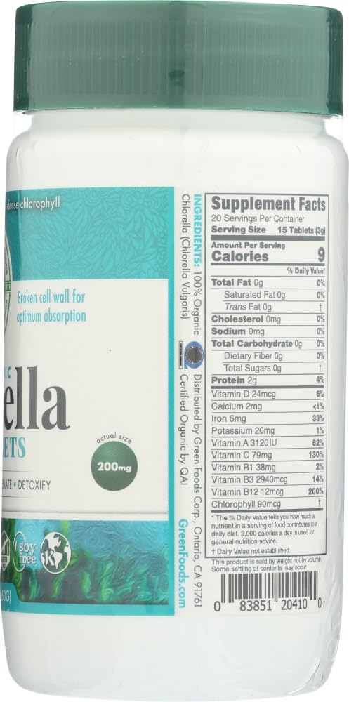 Green Foods chlorella – utilisation quotidienne, intégration facile dans les repas.