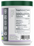 Étiquette claire Green Foods avec informations ingrédients et usages possibles