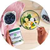 Petit-déjeuner équilibré avec Green Foods collagène hydrolysé en poudre