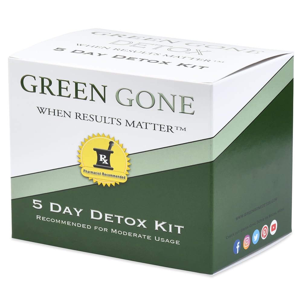 Green Gone When Results Matter Detox 5-jours : capsules véganes pour soutenir le foie et les reins