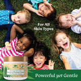 Formule sans parfum Green Leaf Naturals Crème Manuka Eczema, adaptée peaux sensibles.