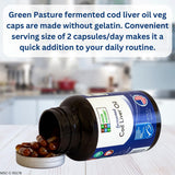 Green Pasture capsules sans gélatine, faciles à intégrer à votre routine.