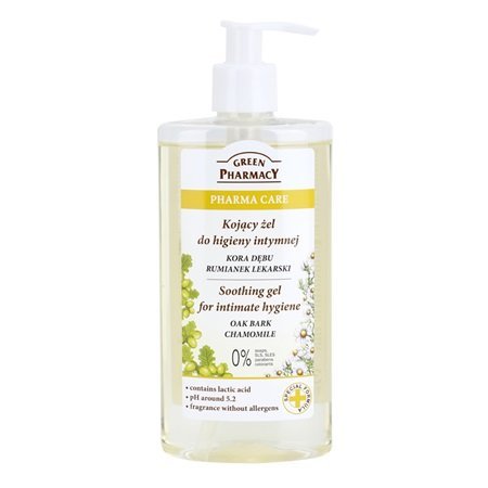 Gel intime Green Pharmacy Pharma Care, application douce et hydratante pour le confort.