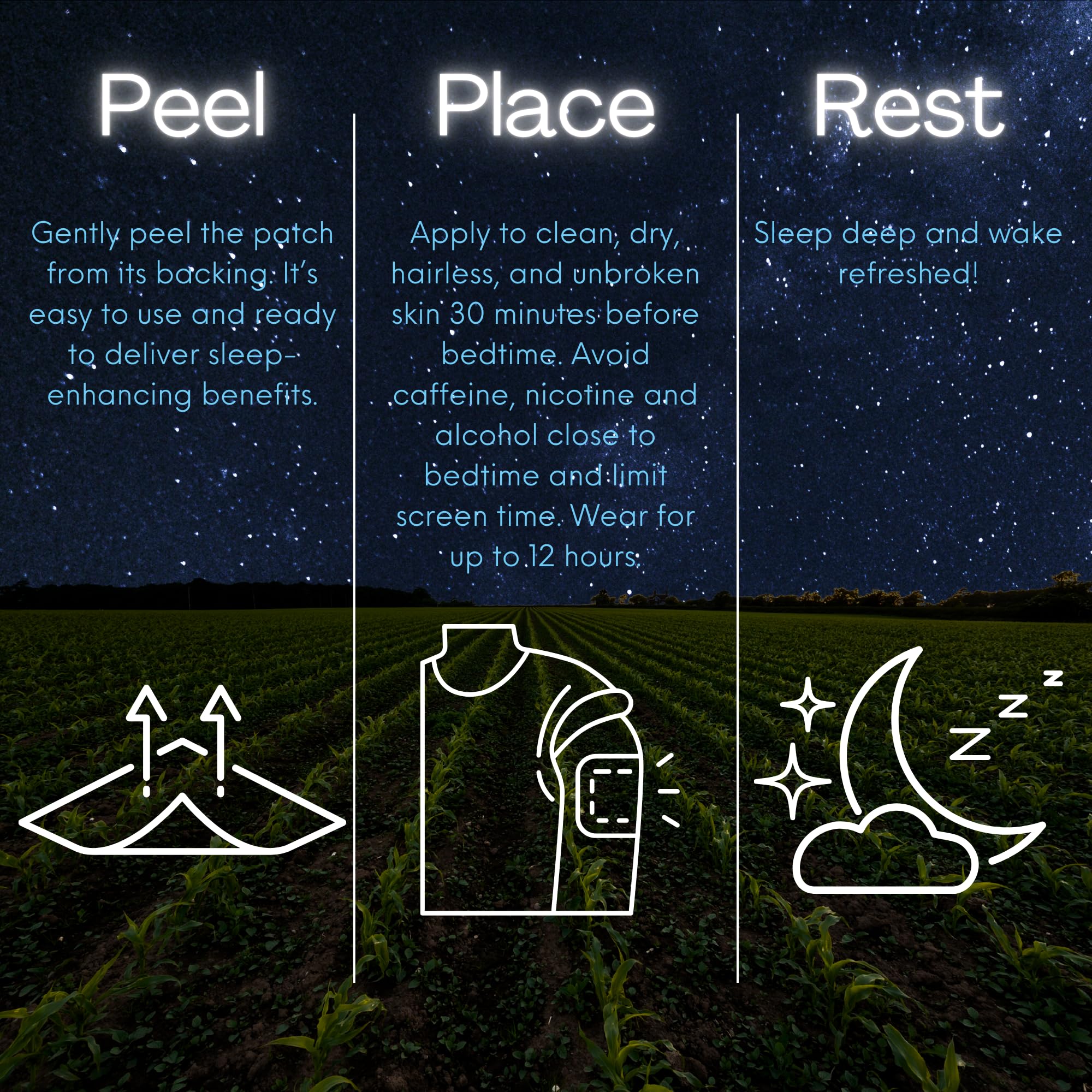 Qualité fiable de Green Porch Sleep Patch sans additifs