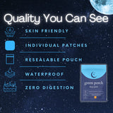 Utilisation nocturne discrète du patch Green Porch Sleep