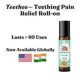 Infusion camomille et lavande dans Teethee pour une dentition apaisée.
