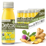GREENHOUSE JUICE CO. Dose Détox - Bouteille pour énergie naturelle et soutien léger