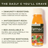 Greenhouse Juice Co. Farma-C+ Shot – emballage portable pratique pour le voyage.