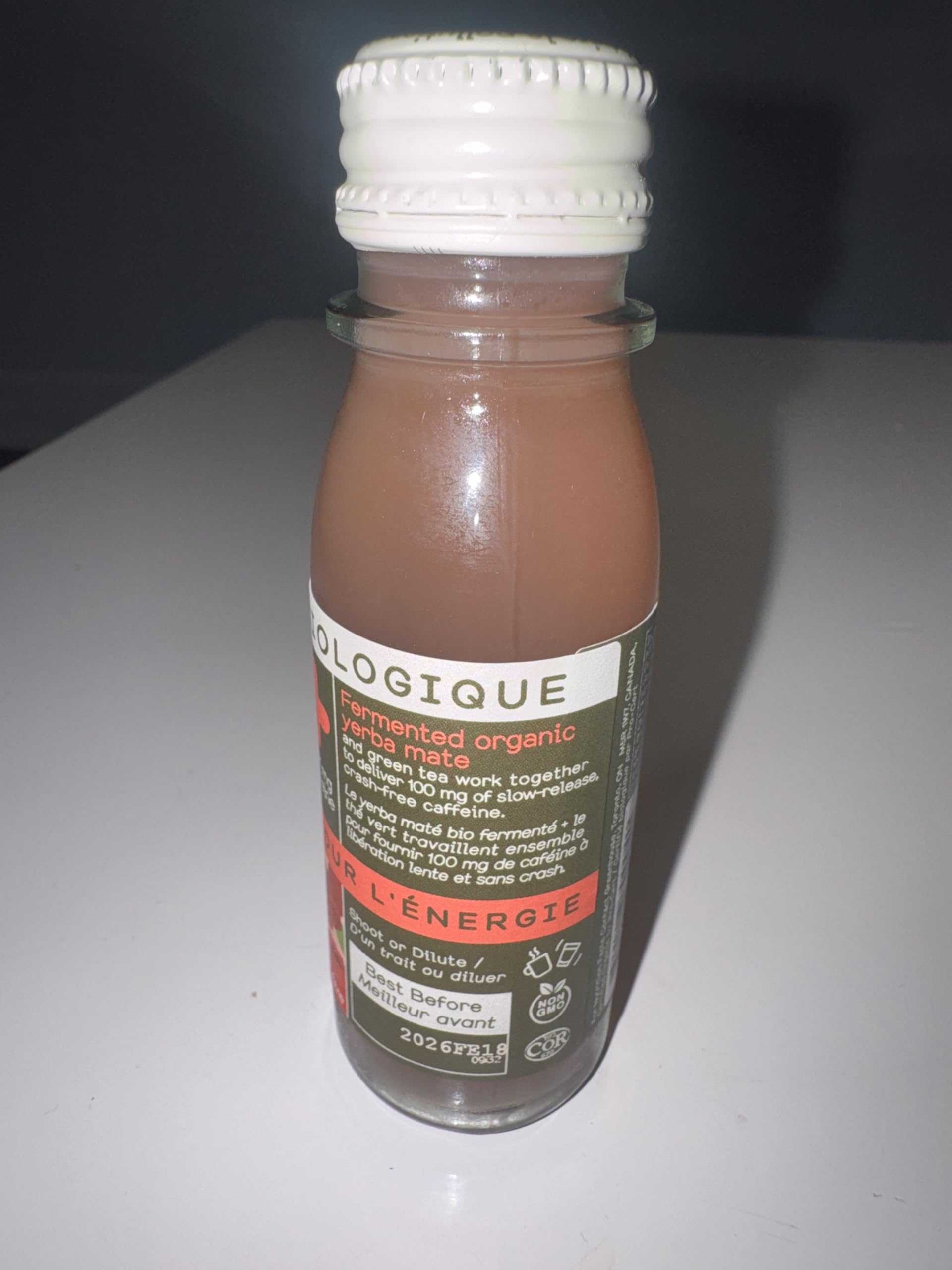 Greenhouse Juice Co ingrédients bio-fruits sans artificiels et végan.