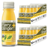 GREENHOUSE JUICE CO. Shot gingembre-piquant, énergie rapide et chaleur en bouche.