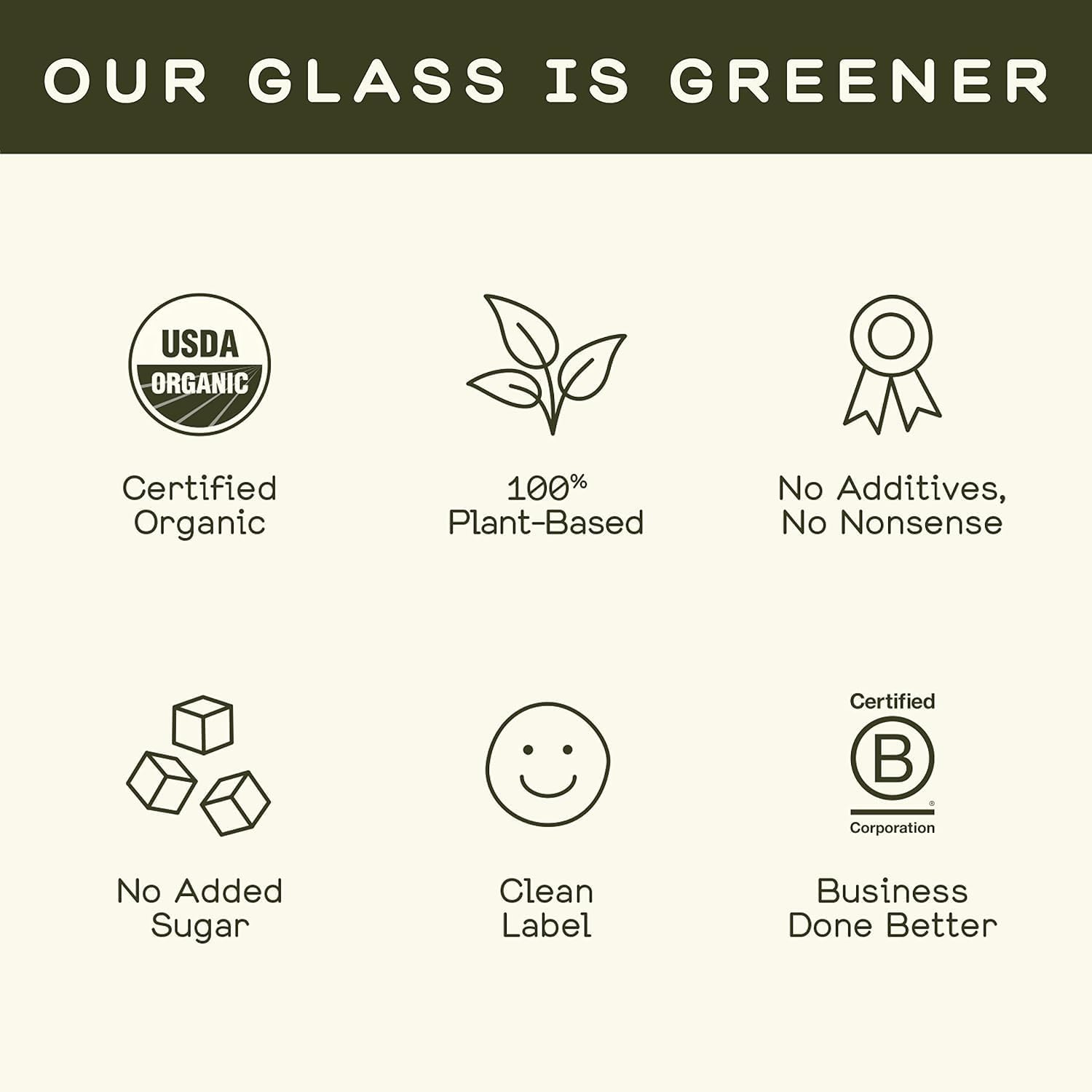 GREENHOUSE JUICE CO. Sans additifs artificiels, ingrédients biologiques et naturels.