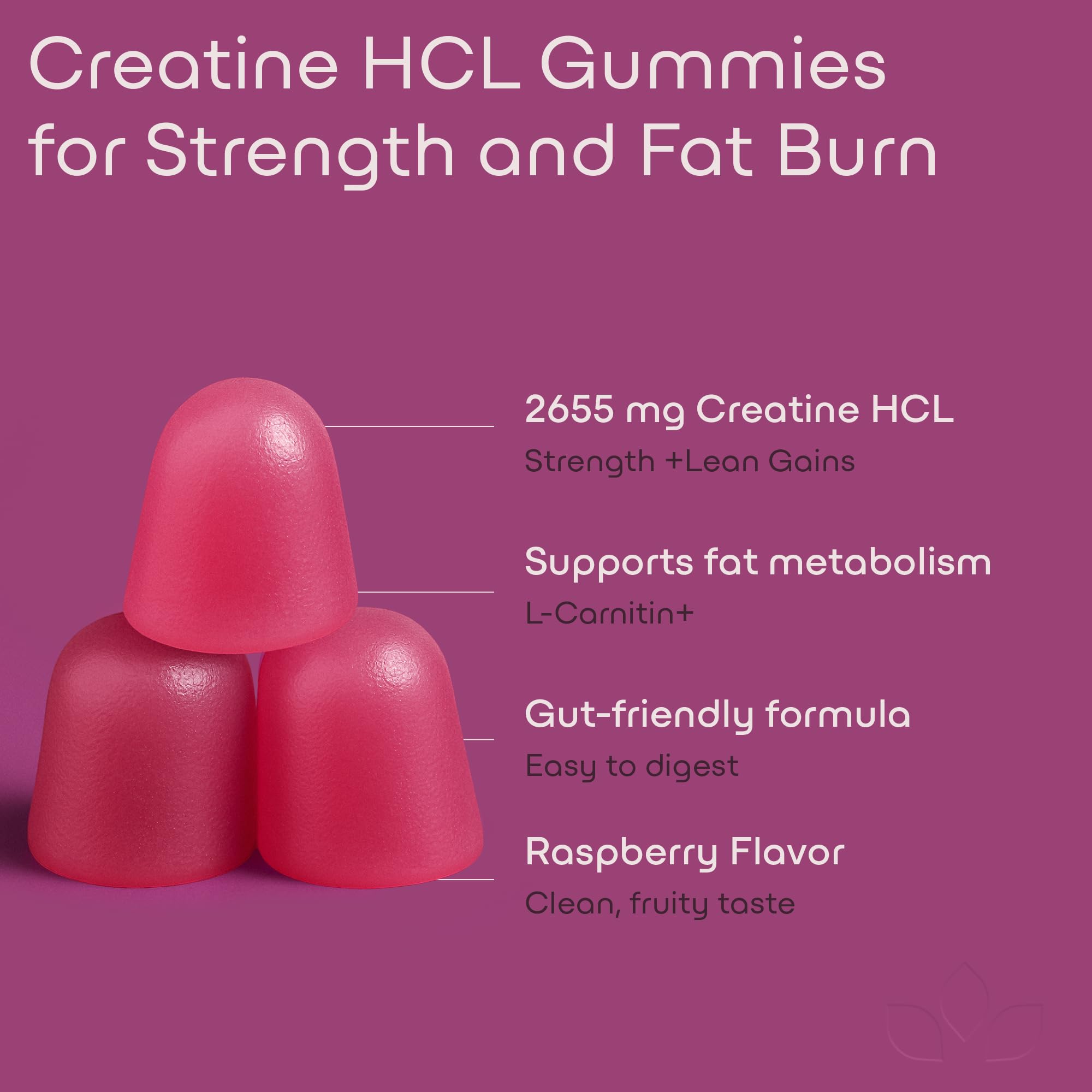 Texture agréable et digeste, GreenLab Creatine HCL+ pour femmes actives.
