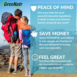 GreeNatr etiquette-flacon, étiquette lisible, ingrédients et usages potentiels expliqués.
