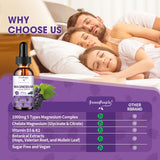GREENPEOPLE Magnésium Glycinate Liquide – D3/K2/L-Theanine favorisent détente nocturne.