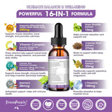 GREENPEOPLE Magnésium Glycinate Liquide – formule 5-en-1 pour soutien global.