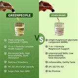Moment détente nocturne GREENPEOPLE – soutien potentiel au calme.