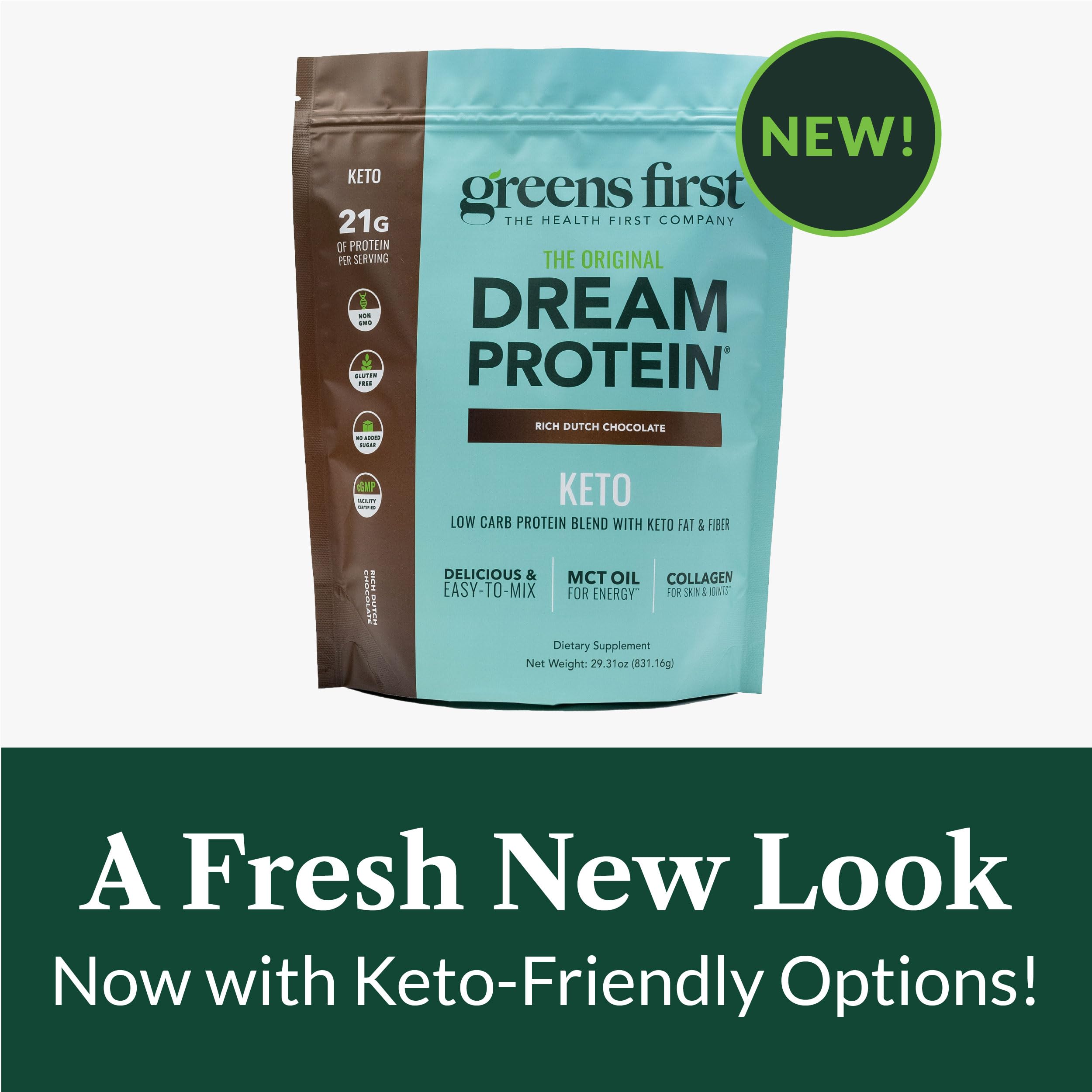 Ingrédients clés whey collagène et protéines d œuf dans Dream Protein Keto