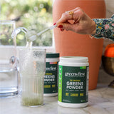 Greens First Original Smoothie Vert; apporte une couleur et nutrition supplémentaire.