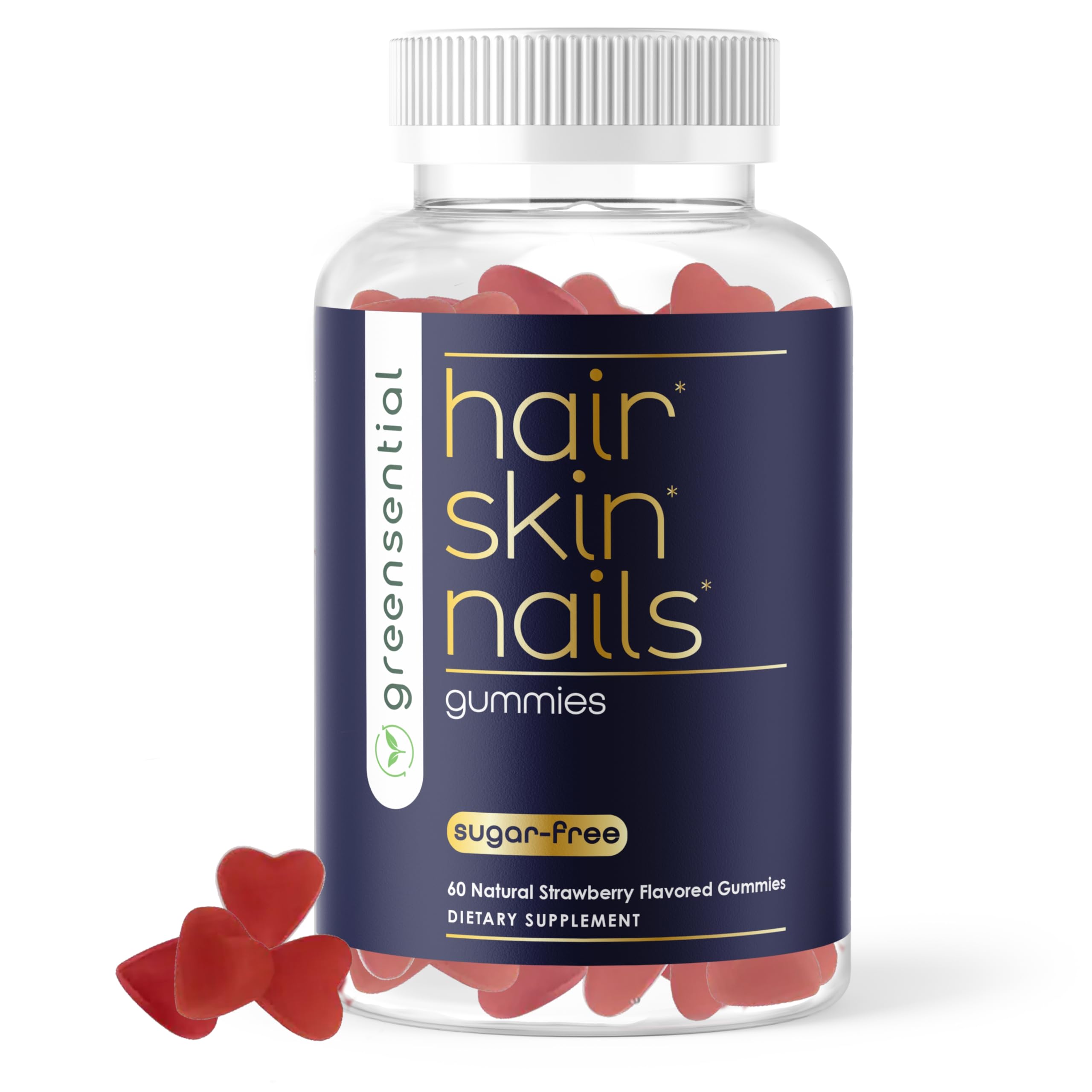 Greensential Gummies cœur adorables : soin beauté quotidien et routine plaisante